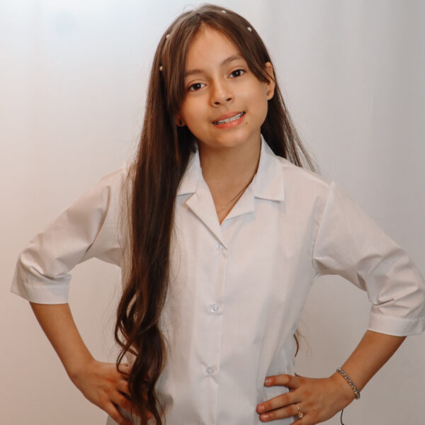 BLUSA DACRON GALA (CORTA - 3/4)